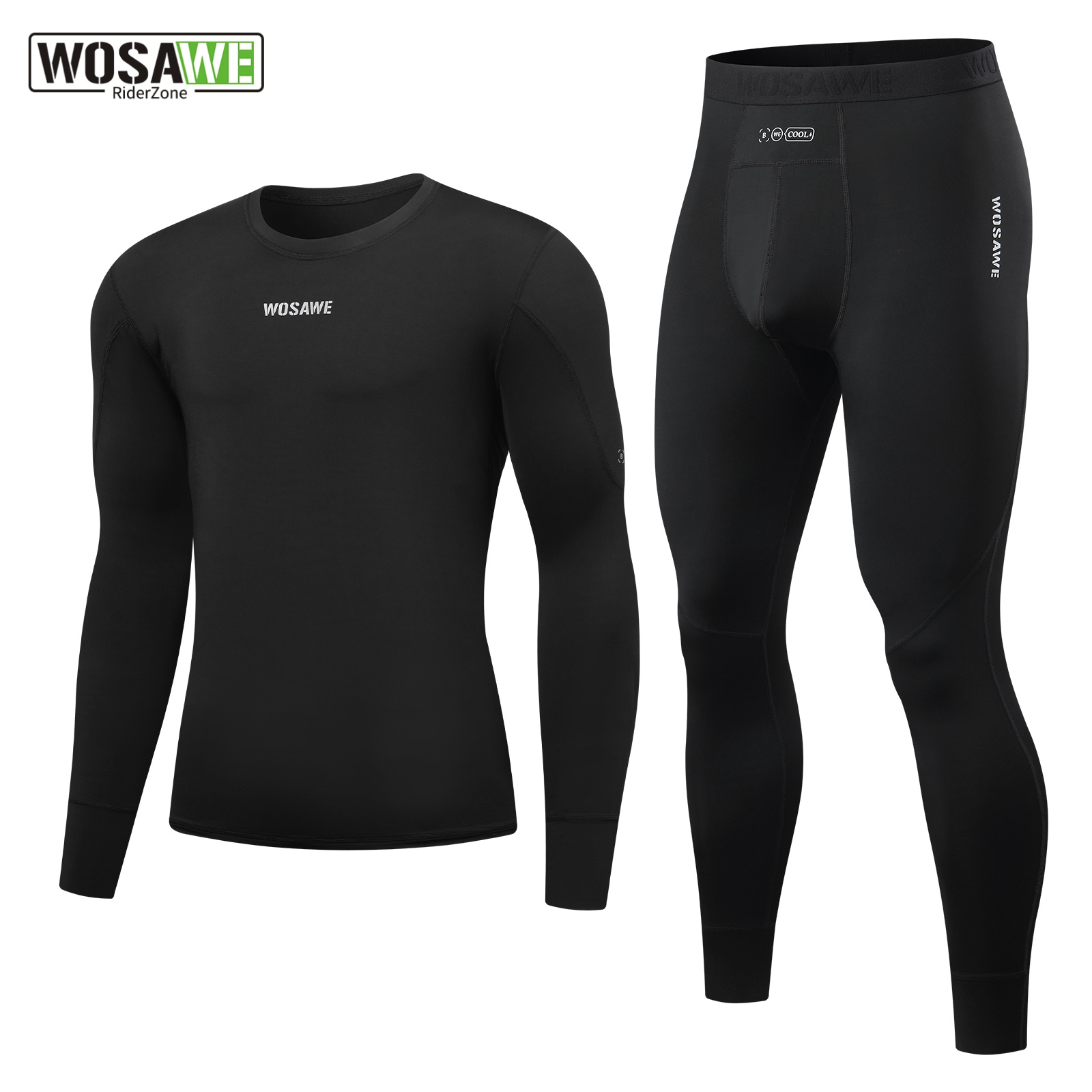 قميص وسروال رياضي رجالي من WOS - مراجعة Compression Long Pant وسعره